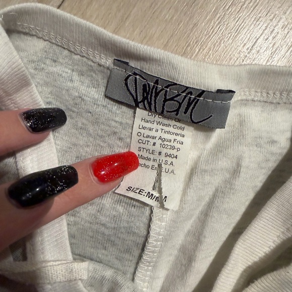 Floral Mini Dress in Green and Cream - Picture 3 of 4